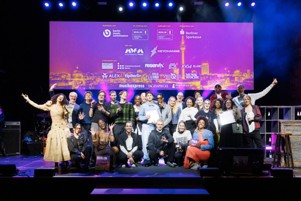 LISTEN TO BERLIN: AWARDS im Rahmen der Most Wanted: Music Konferenz, am 11. November 2025 im Berliner Kesselhaus der Kulturbrauerei, Foto: Stefan Wieland