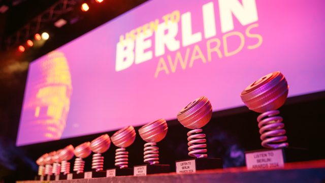 LISTEN TO BERLIN: AWARDS im Rahmen der Most Wanted: Music Konferenz, am 12. November 2024 im Berliner Kesselhaus der Kulturbrauerei, Foto: Stefan Wieland