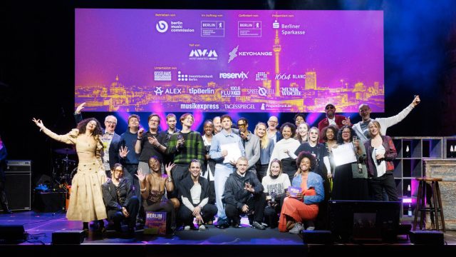 LISTEN TO BERLIN: AWARDS im Rahmen der Most Wanted: Music Konferenz, am 11. November 2025 im Berliner Kesselhaus der Kulturbrauerei, Foto: Stefan Wieland